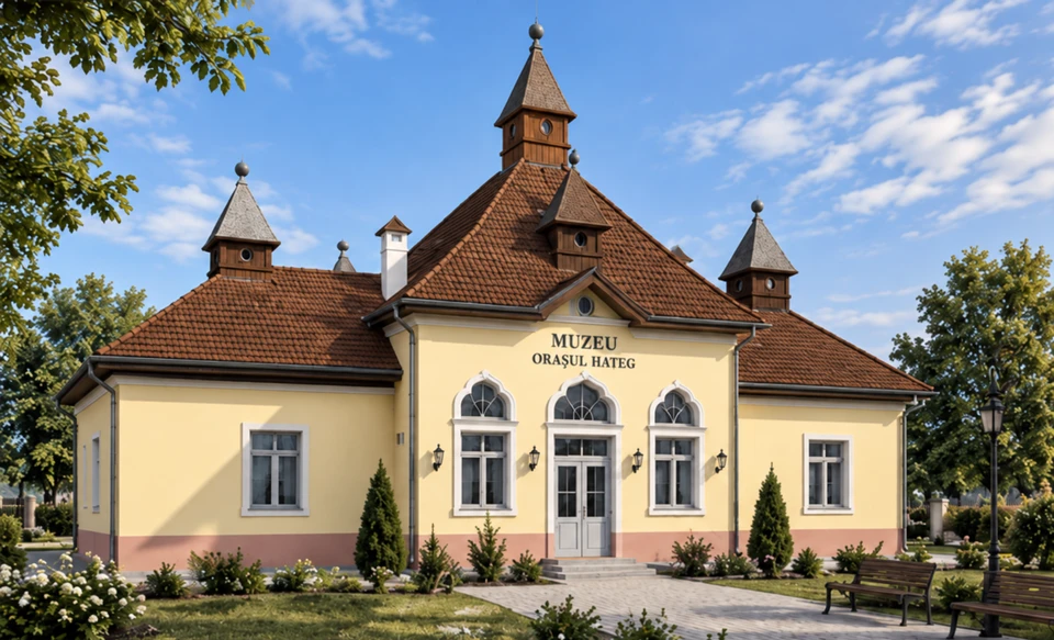 Muzeul Țării Hațegului — situație existentă — fațada principală