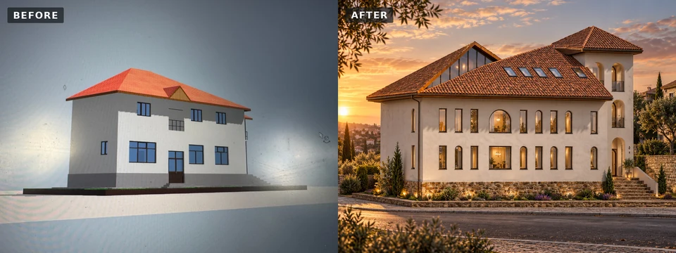 Casă în Gorj — remodelare — propunere