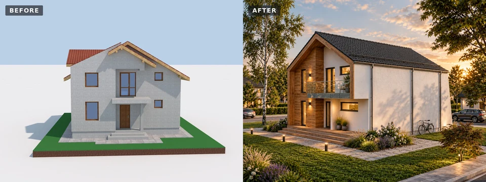 Casă în Pipera — remodelare — propunere · 2