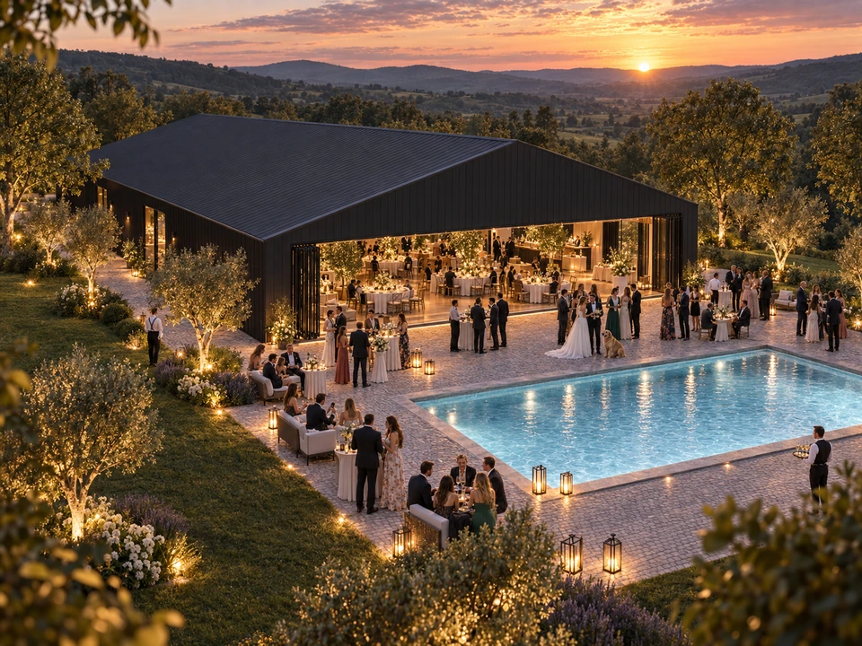 Event venue in Gorj — View of the ensemble