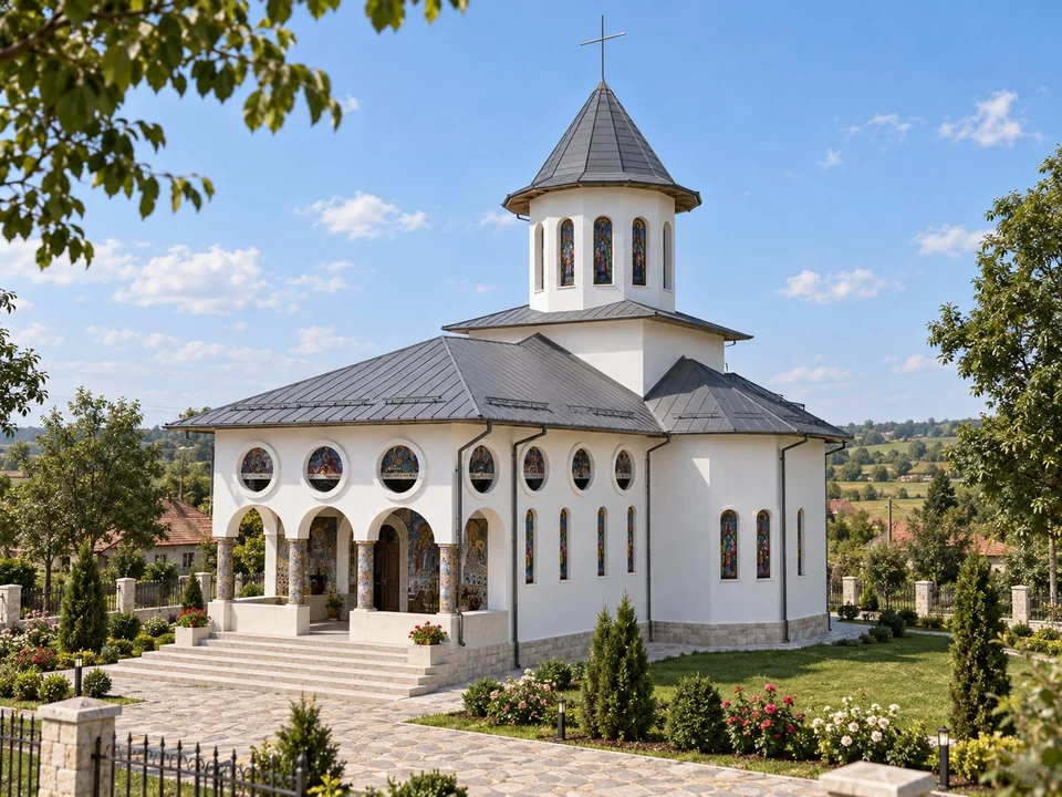 Biserică cu abside laterale în Dolj