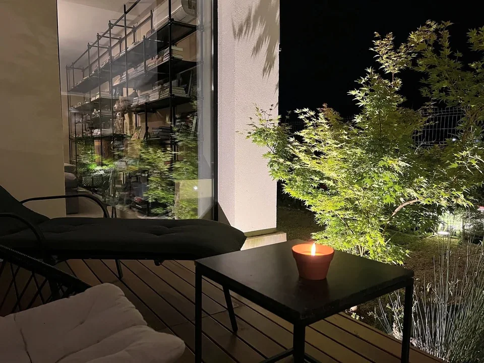 Casa M22 — Corbeanca — Terasa, seara