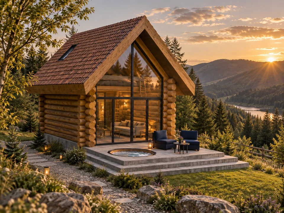 Tiny house în Valea Doftanei
